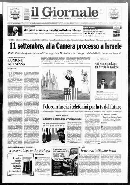 Il giornale : quotidiano del mattino